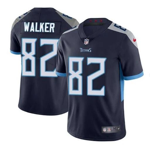 Men Tennessee Titans #82 Delanie Walker Nike Navy Vapor Limited NFL Jersey->tennessee titans->NFL Jersey